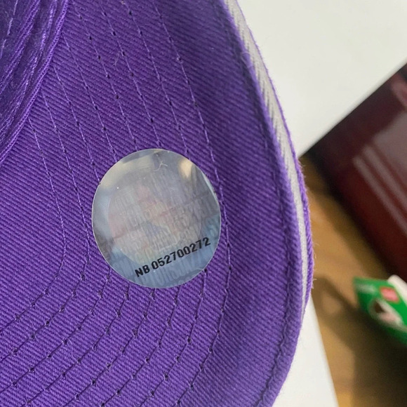 Phoenix Suns Purple  Baseball Hat Adjustable NBA Elevation 100% Cotton - Picture 7 of 9
